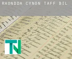 Rhondda Cynon Taff (Borough)  bill