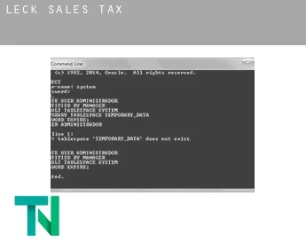 Leck  sales tax